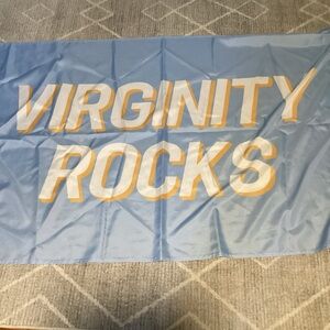 Blue and White Art Poster